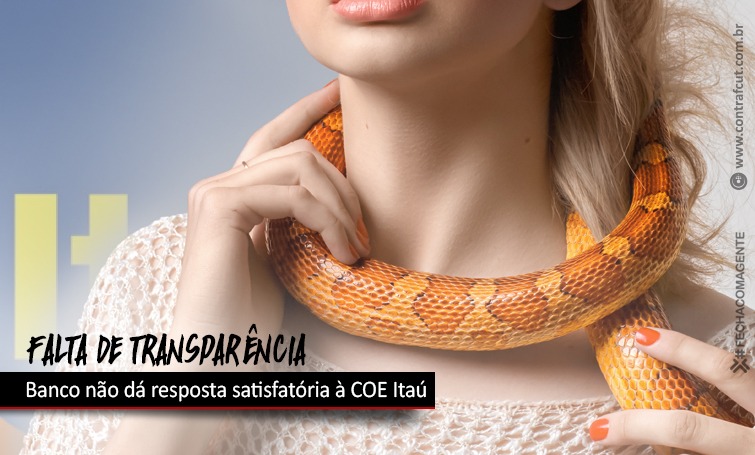 Itaú não dá resposta satisfatória à COE