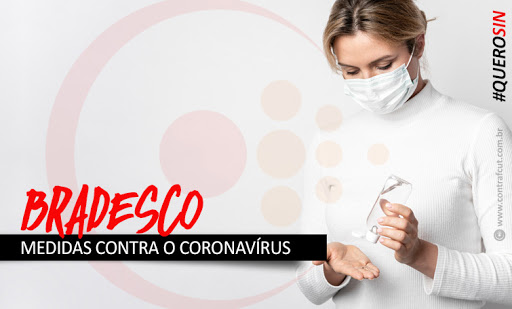Teste de Covid-19 é estendido para dependentes de funcionários do Bradesco de todo o país