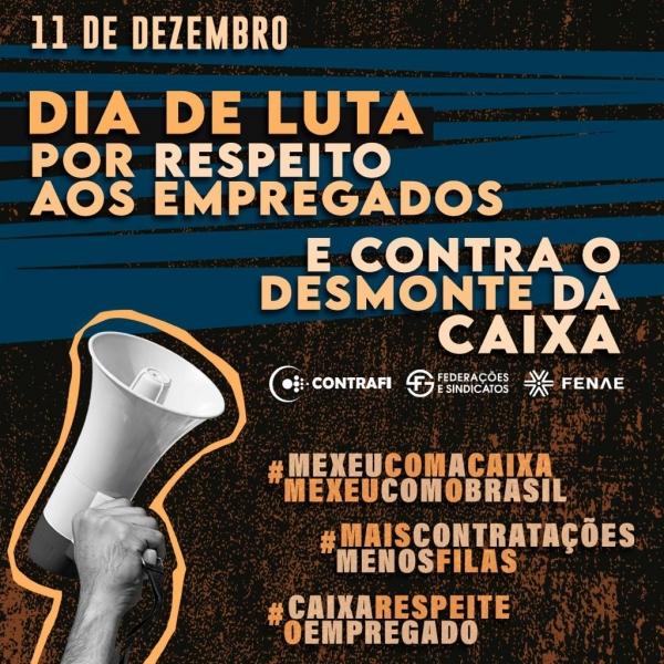 Hoje tem tuitaço contra o desmonte da Caixa