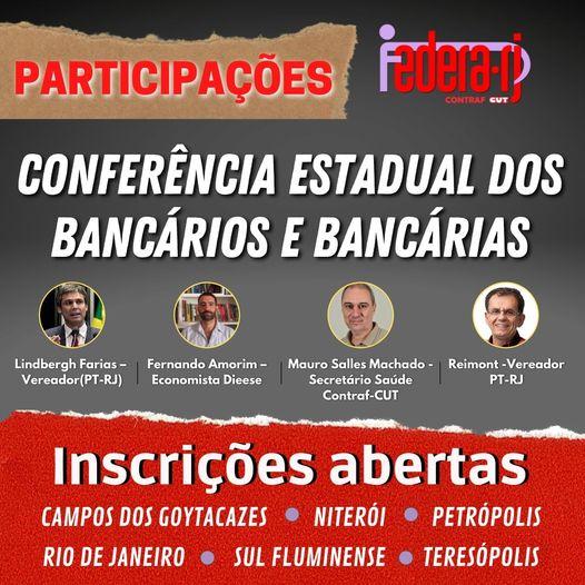 É amanhã a Conferência Estadual dos Bancários(as)
