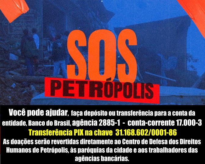 SOS: Petrópolis precisa de ajuda e solidariedade