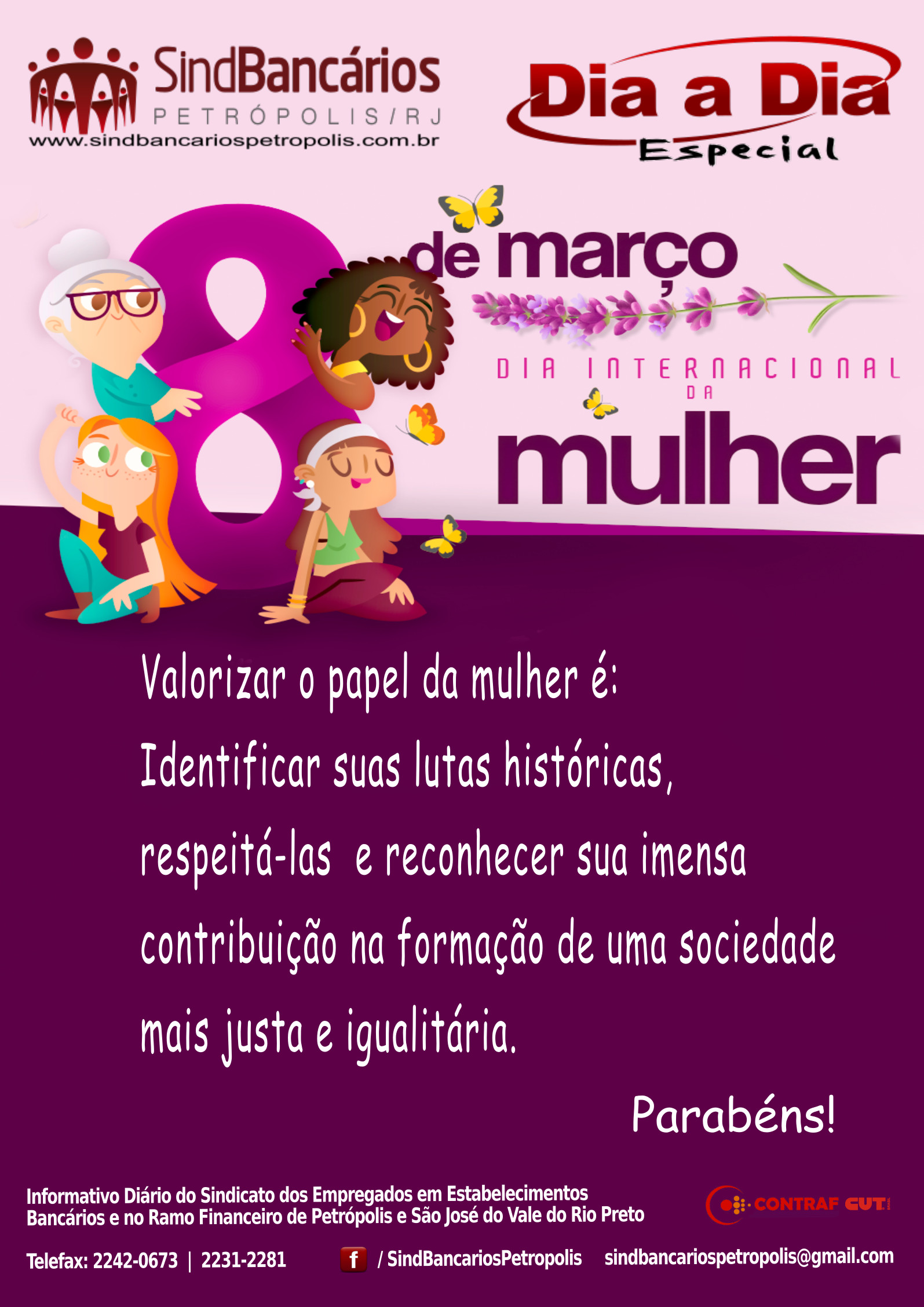 DIA INTERNACIONAL DA MULHER