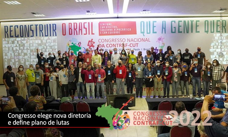 6º Congresso aprova plano de lutas e elege nova diretoria da Contraf-CUT