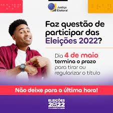Jovens têm até 4 de maio para tirar o título de eleitor para poder votar este ano