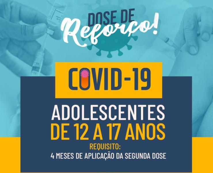 Iniciada a aplicação da terceira dose da vacina contra Covid-19 em adolescentes