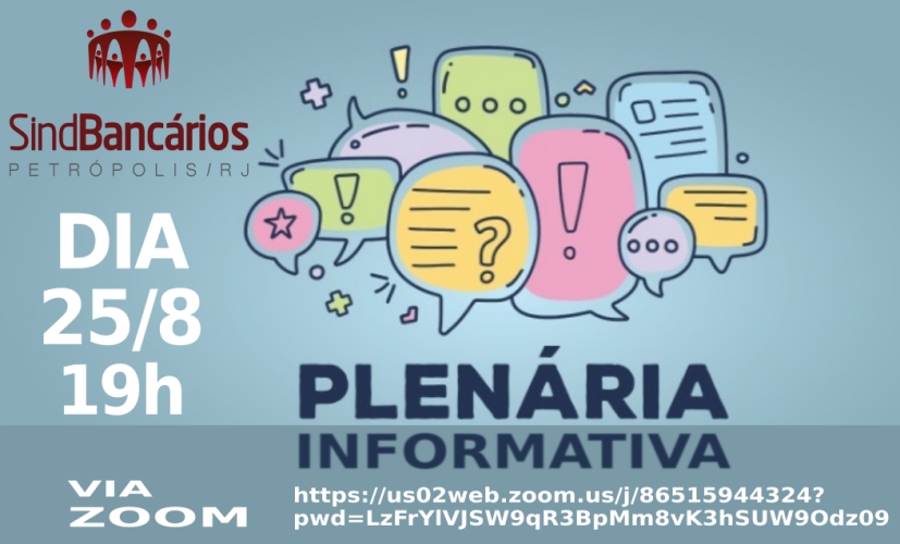 PLENÁRIA INFORMATIVA