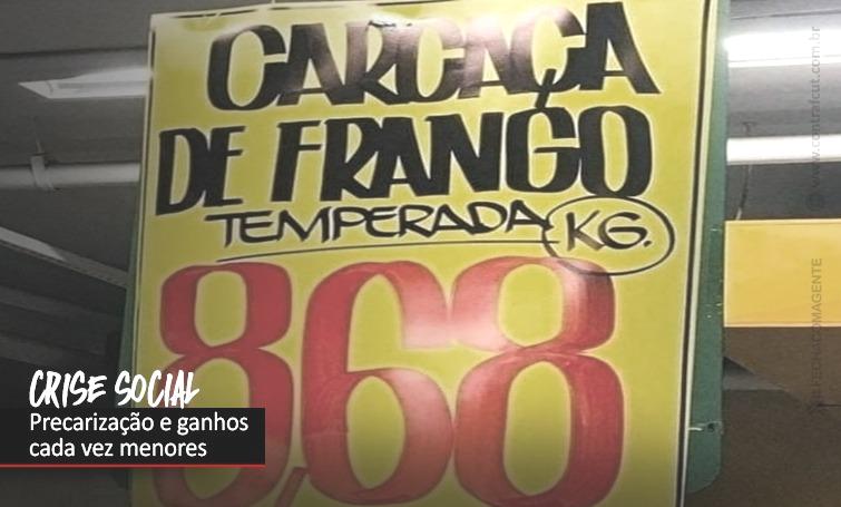 Queda da renda atinge maioria dos trabalhadores